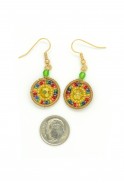 Round Rainbow Earrings